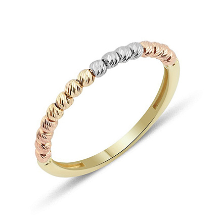 Кольцо из комбинированного золота