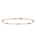 Браслет декоративный из красного золота