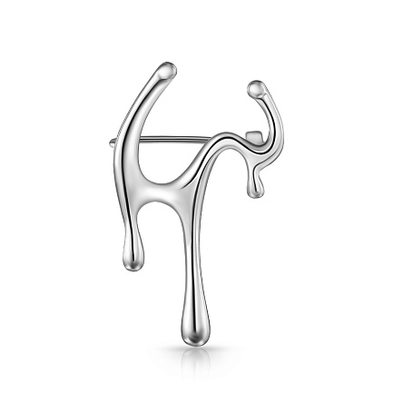 Брошь из серебра