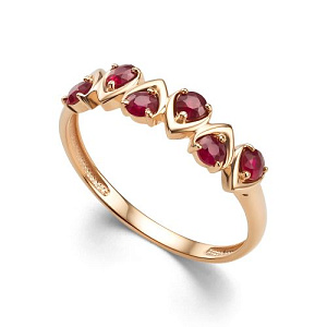 Кольцо из красного золота