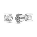 Серьги из красного золота с бриллиантами
