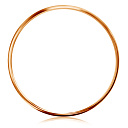 Кольцо обручальное из красного золота