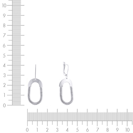 Серьги из серебра