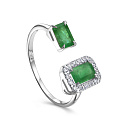 Кольцо из белого золота