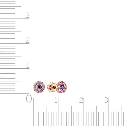 Серьги Пусеты детские