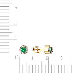 Серьги Пусеты