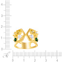 Кольцо из серебра с фианитом