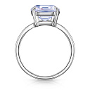 Кольцо из серебра с фианитом