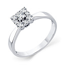 Кольцо из белого золота с бриллиантами