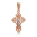 Крест из красного золота