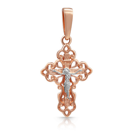 Крест из красного золота