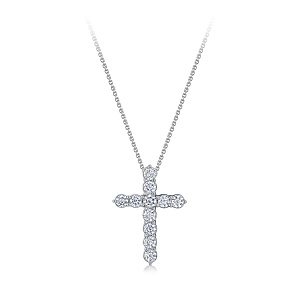 Колье из белого золота