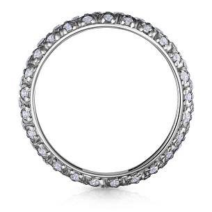 Кольцо из серебра с фианитом