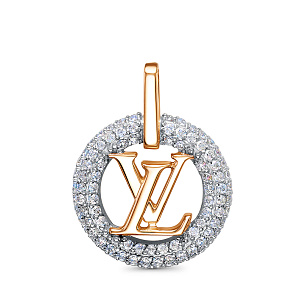 Подвеска из серебра с фианитом