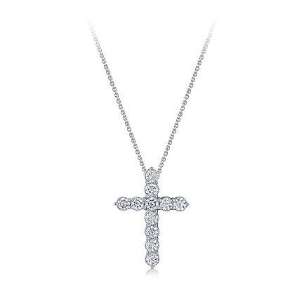 Колье из белого золота