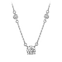 Колье из белого золота с бриллиантами