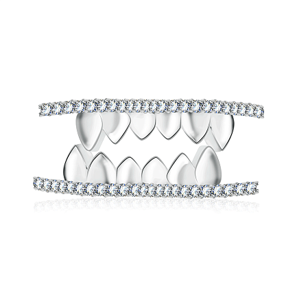 Кольцо из серебра с фианитом