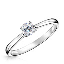 Кольцо из белого золота