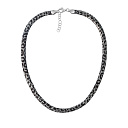 Колье из серебра с эмалью