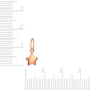 Подвеска из красного золота