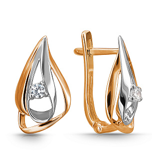 Серьги из красного золота