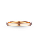Кольцо обручальное гладкое из красного золота