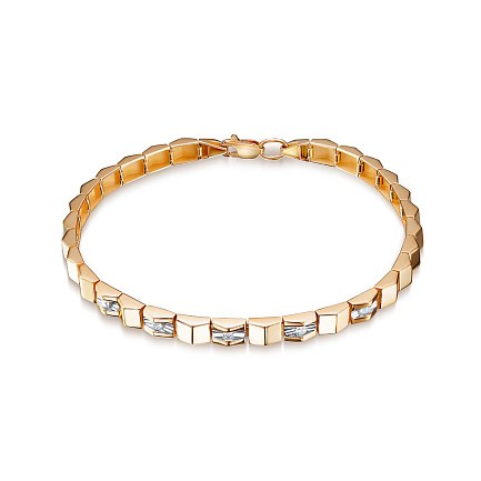 Браслет из красного золота с бриллиантами