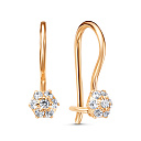 Серьги детские с французским замком