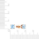 Серьги Пусеты