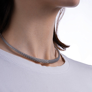 Колье из серебра