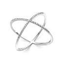 Кольцо из белого золота с бриллиантами