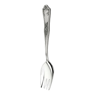 Вилка для пирожного из серебра