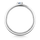 Кольцо из белого золота с бриллиантами