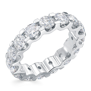 Кольцо из белого золота