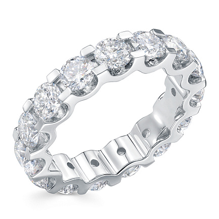 Кольцо из белого золота