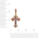 Крест из красного золота