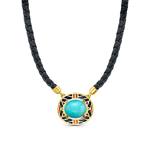 Колье из серебра