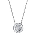 Колье из белого золота с бриллиантами