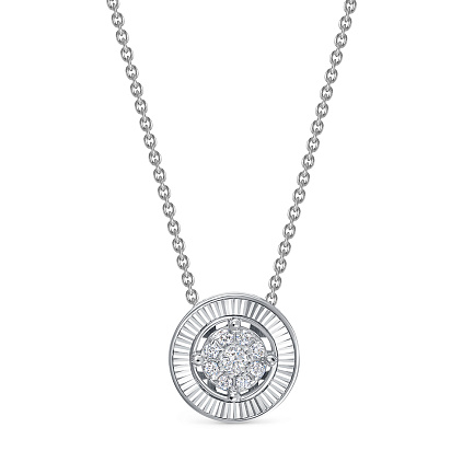 Колье из белого золота с бриллиантами