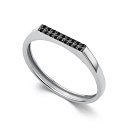 Кольцо из белого золота с бриллиантами