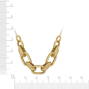 Колье из желтого золота