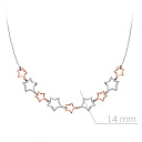 Колье из серебра с золочением