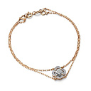 Браслет из красного золота с бриллиантами