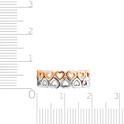 Кольцо из красного золота