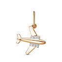 Подвеска из серебра с фианитами