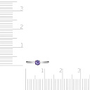 Кольцо из белого золота с танзанитом