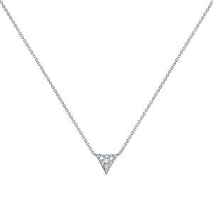 Колье из белого золота с бриллиантами