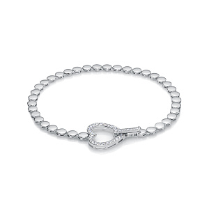 Браслет из белого золота с бриллиантами