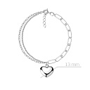 Браслет декоративный из серебра