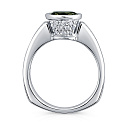 Кольцо из белого золота с бриллиантами